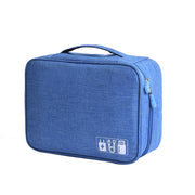 Blue Travel Storage Bag from eprolo, designed to hold and organize your digital gadgets and accessories.