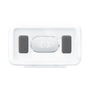 Transparent design of the Waterproof Shower Phone Case Holder showcasing touch screen capabilities.