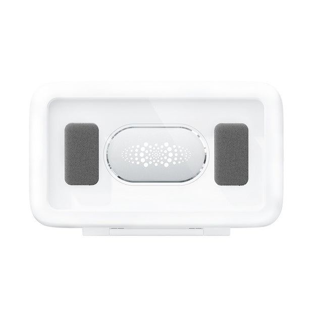 Transparent design of the Waterproof Shower Phone Case Holder showcasing touch screen capabilities.