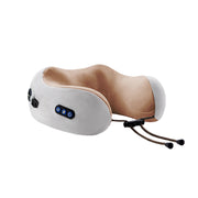 U-Shaped Neck Pillow Massager with Memory Foam & Heating by eprolo, featuring user-friendly control buttons on the side.