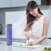 Wall-mounted fan: perfect for compact spaces in your kitchen, bathroom, or home office.
