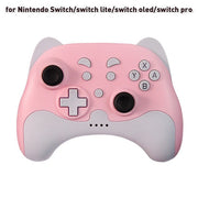 Cute pink cartoon personality wireless Bluetooth controller for Nintendo Switch, Switch Lite, Switch OLED, and Switch Pro by eprolo.