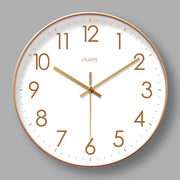 Sleek design of 2025 Digital Wall Clock by eprolo with a golden accent.