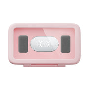 Waterproof Shower Phone Case Holder mounted on a mirror, ideal for enjoying media while showering.