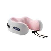 U-Shaped Neck Pillow Massager from eprolo featuring memory foam and heat function, perfect for travel and relaxation.