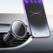 Close-up of the MagSafe Car Phone Holder from eprolo, showcasing the strong attachable design and compatibility with various smartphones for easy access.