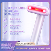 RF beauty radio frequency eye massager by eprolo designed to tighten skin, whiten, and rejuvenate while alleviating wrinkles.