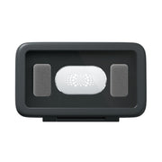 Three color options of the Waterproof Shower Phone Case Holder: Crescent White, Cherry Pink, and Obsidian Black.