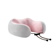 U-Shaped Neck Pillow Massager with Memory Foam & Heating by eprolo, featuring a cozy interior with a stylish exterior for relaxation.
