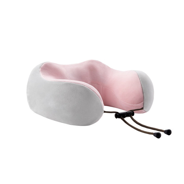U-Shaped Neck Pillow Massager with Memory Foam & Heating by eprolo, featuring a cozy interior with a stylish exterior for relaxation.
