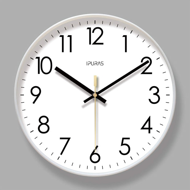 Front view of 2025 Digital Wall Clock by eprolo with a clean, modern design.